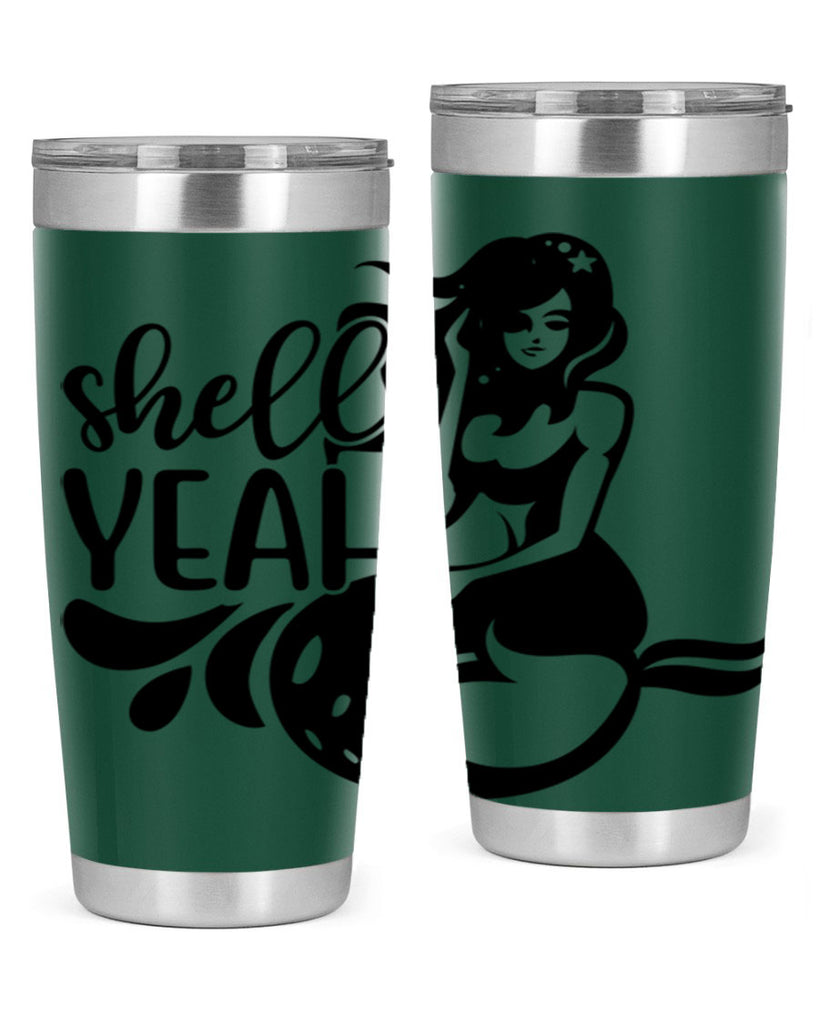 Shell yeah 596#- mermaid- Tumbler