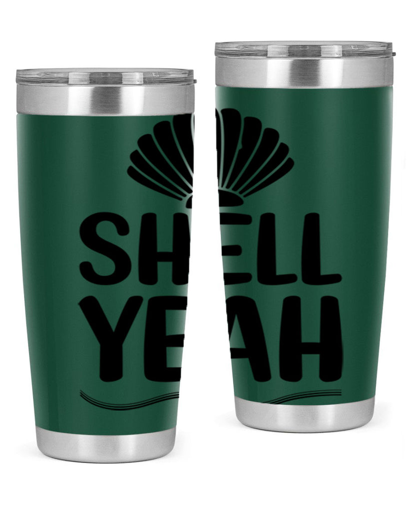Shell yeah 597#- mermaid- Tumbler