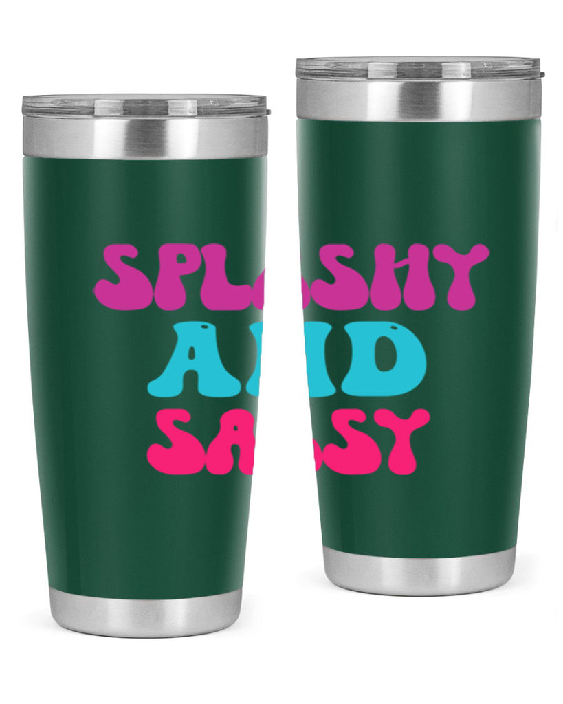 Splashy And Sassy 622#- mermaid- Tumbler