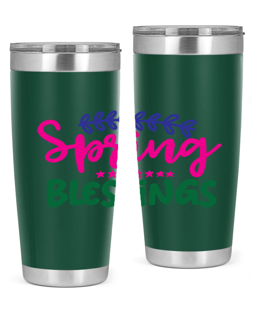 Spring Blessings 419#- spring- Tumbler