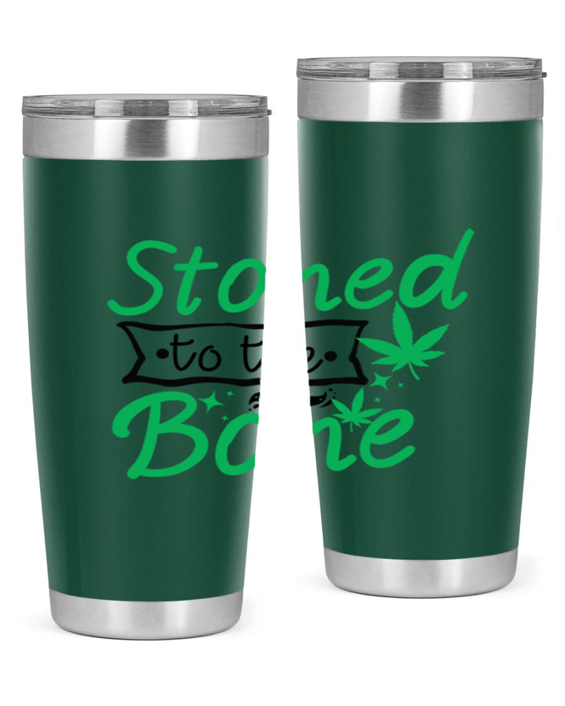 Stoned to the Bone 253#- marijuana- Tumbler