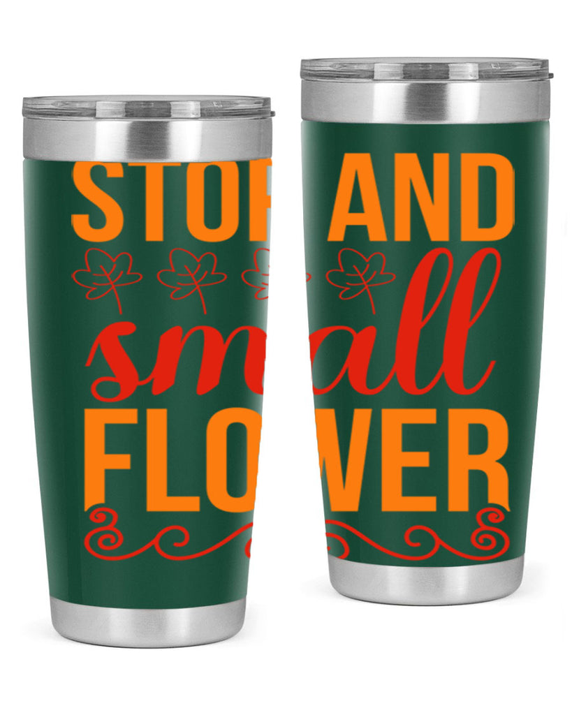 Stop and small flower 522#- spring- Tumbler