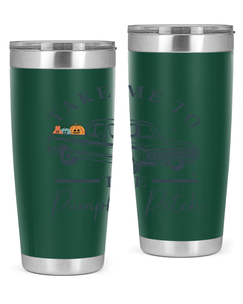 Take Me To The Pumpkin Patch 593#- fall- Tumbler