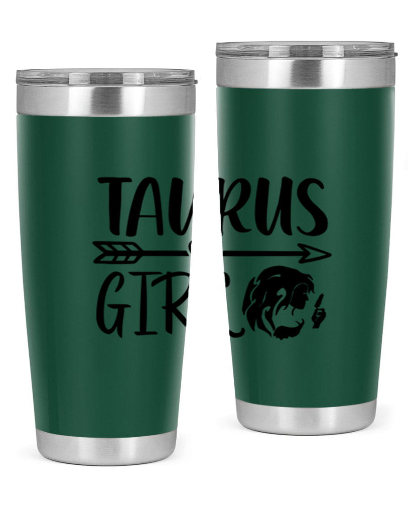 Taurus girl 498#- zodiac- Tumbler