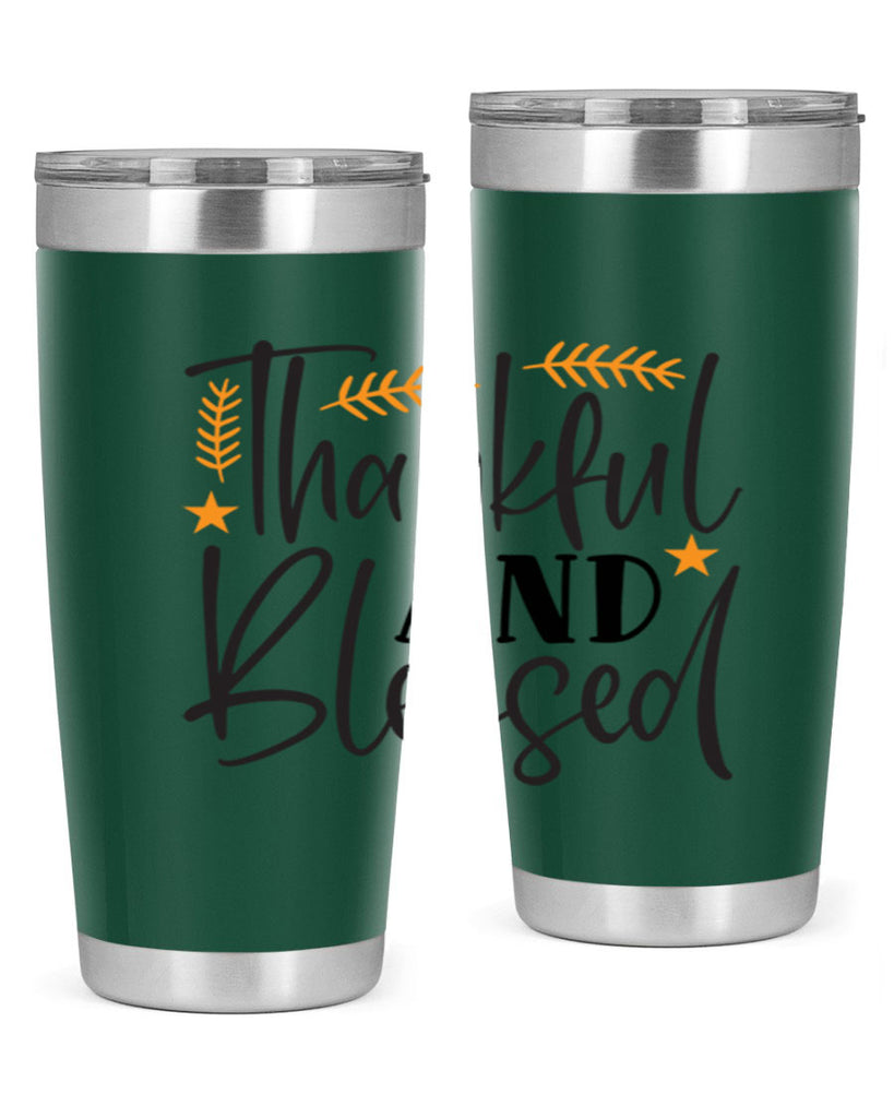 Thankfulandblessed 608#- fall- Tumbler