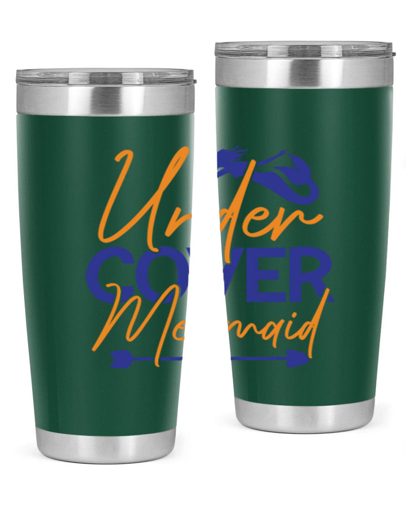 Under Cover Mermaid 636#- mermaid- Tumbler