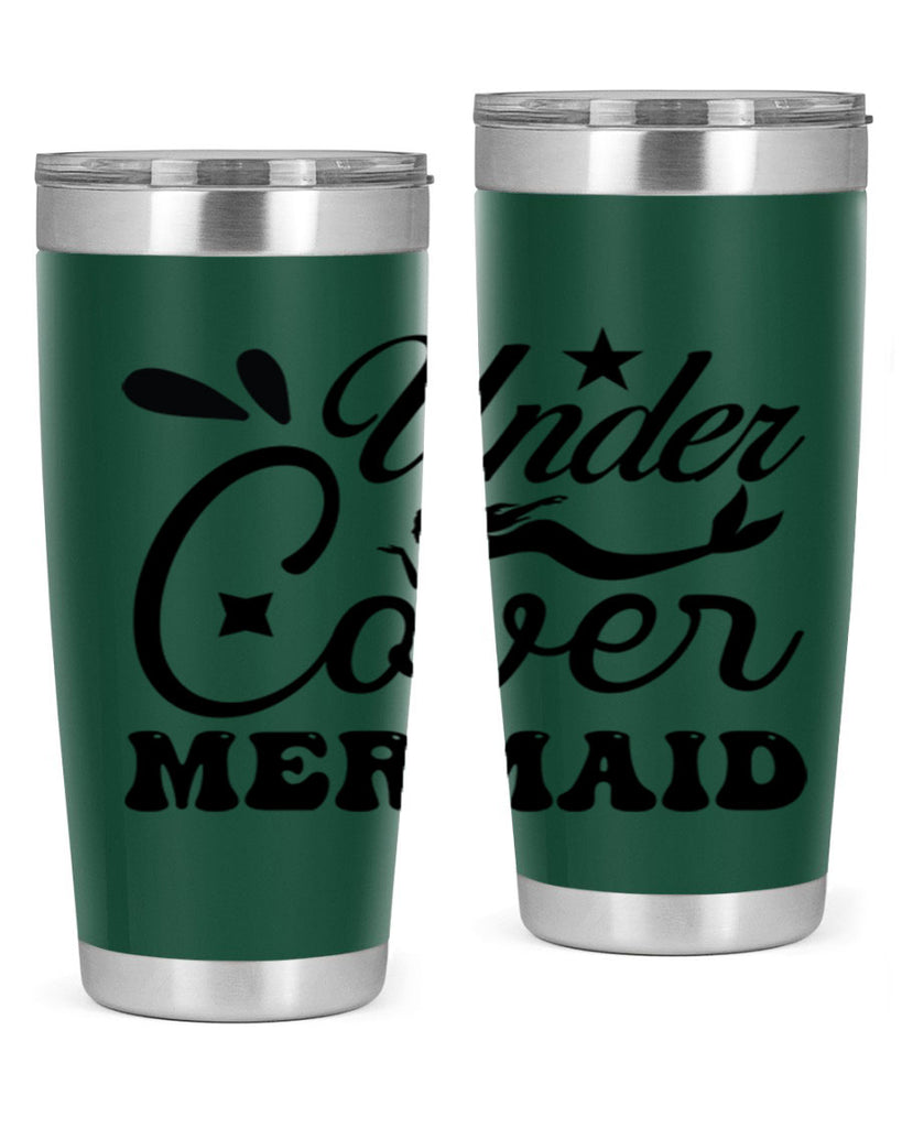 Under cover mermaid 646#- mermaid- Tumbler