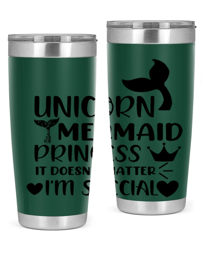 Unicorn Mermaid princess it doesnt 662#- mermaid- Tumbler