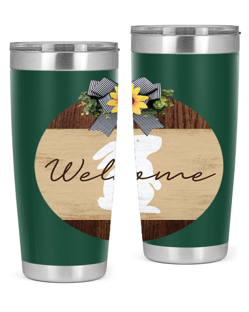 Welcome Bunny Mockup568#- spring- Tumbler