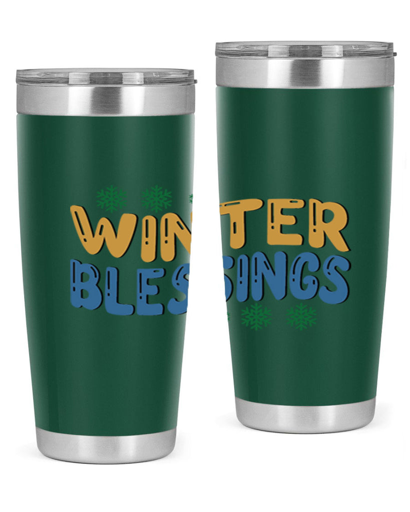 Winter Blessings 547#- winter- Tumbler