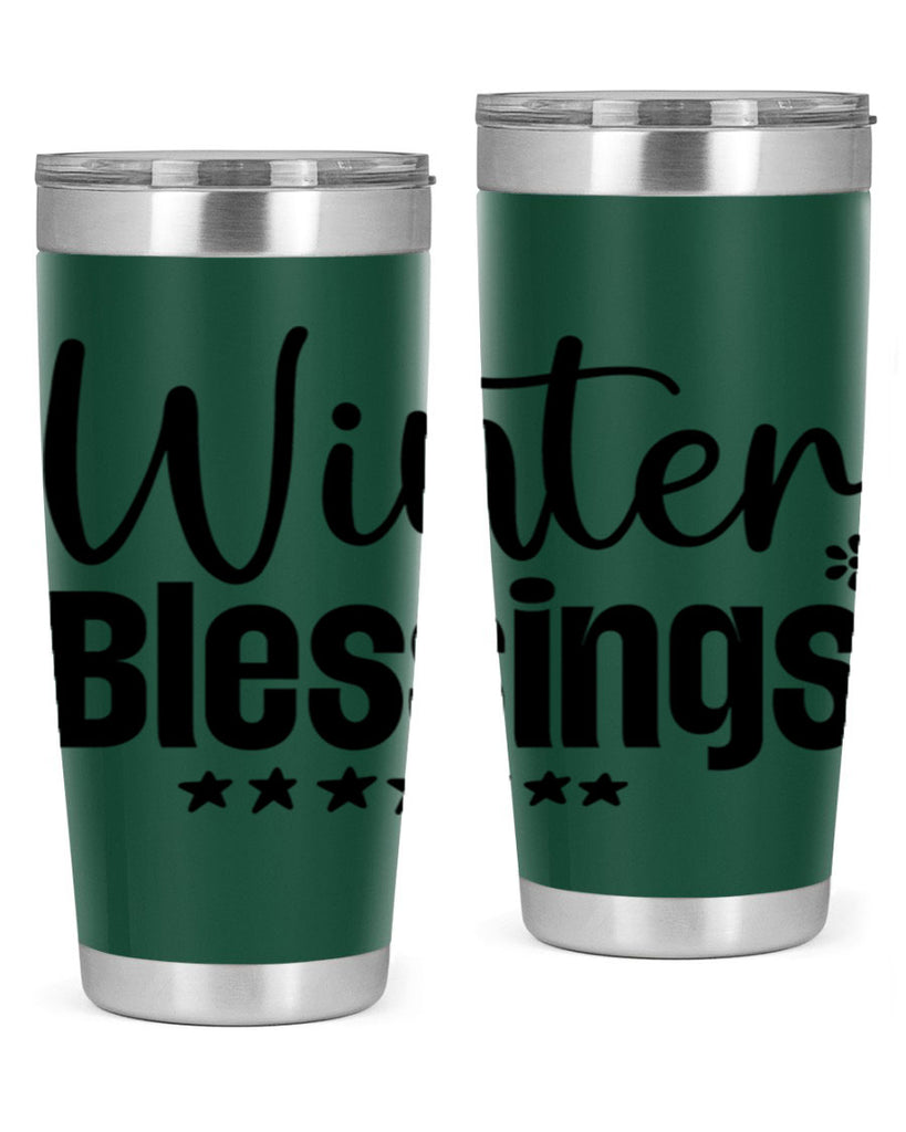 Winter Blessings497#- winter- Tumbler