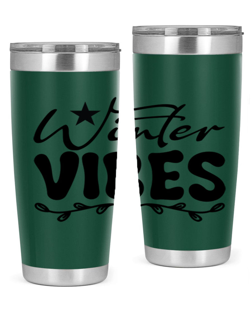 Winter vibes 567#- winter- Tumbler