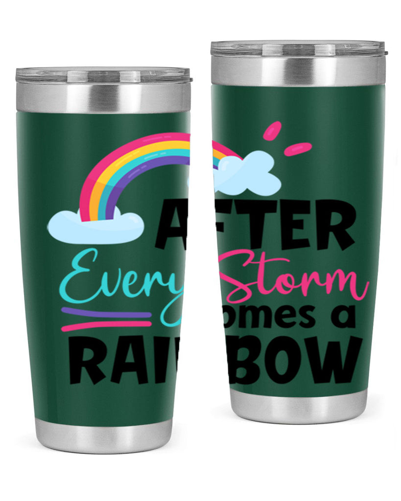 after every storm comes a rainbow Style 291#- baby- tumbler