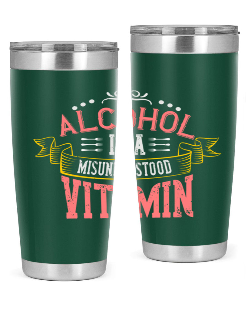alcohol is a misunderstood vitamin 50#- cooking- Tumbler
