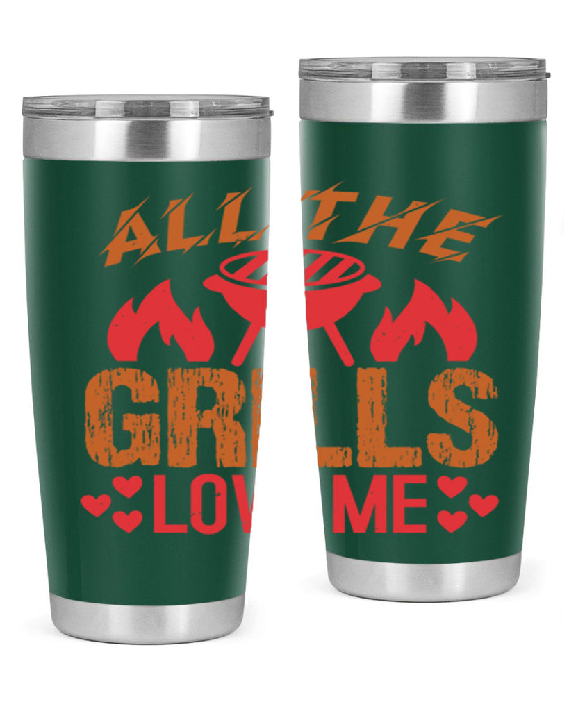 all the grills love me 50#- bbq- Tumbler