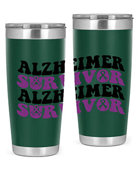 alzheimer survivor 9#- alzheimers- Tumbler