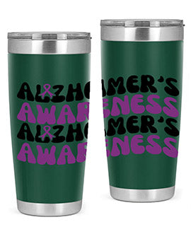 alzheimers awareness 114#- alzheimers- Tumbler