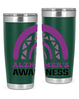 alzheimers awareness style 42#- alzheimers- Tumbler