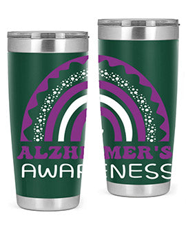 alzheimers awareness style 46#- alzheimers- Tumbler