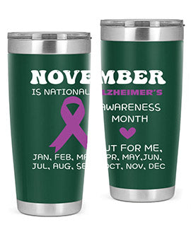 alzheimers awareness style 51#- alzheimers- Tumbler