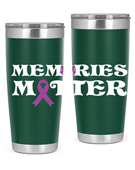 alzheimers awareness style 52#- alzheimers- Tumbler