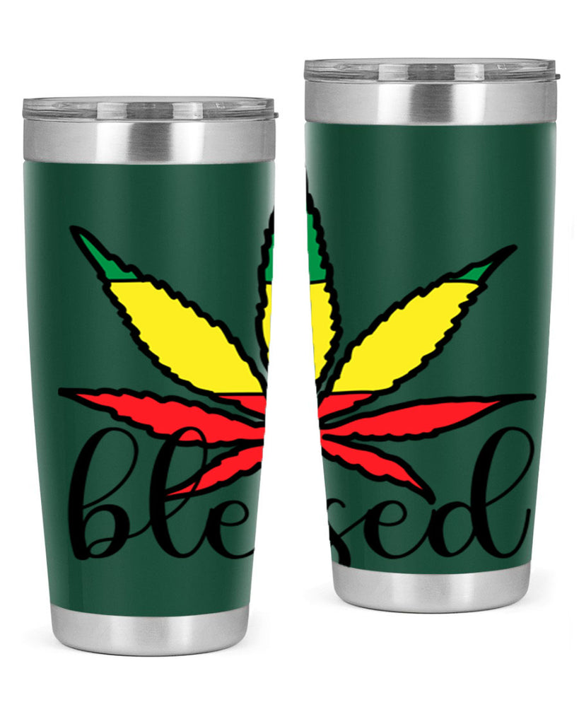 blessed cannabis jamacian 18#- marijuana- Tumbler