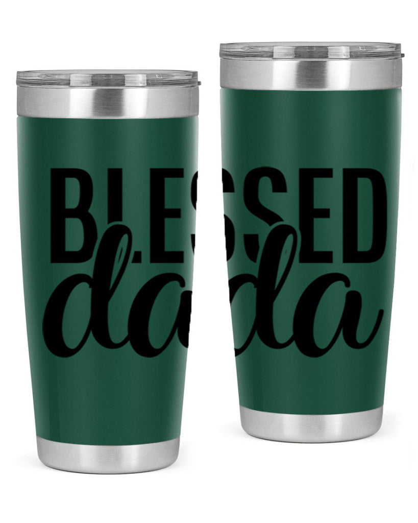 blessed dada 34#- dad- Tumbler