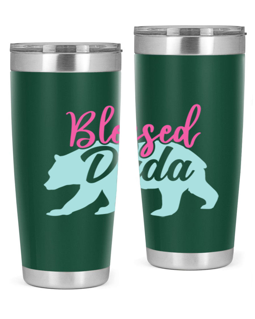 blessed dada 35#- dad- Tumbler