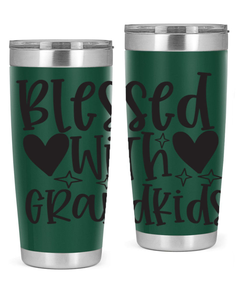 blessed with grandkids 415#- mom- Tumbler