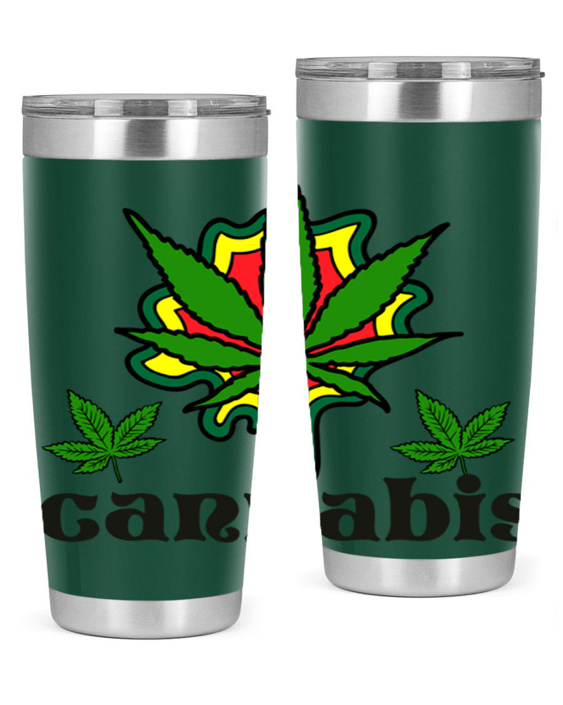 cannabis a 39#- marijuana- Tumbler