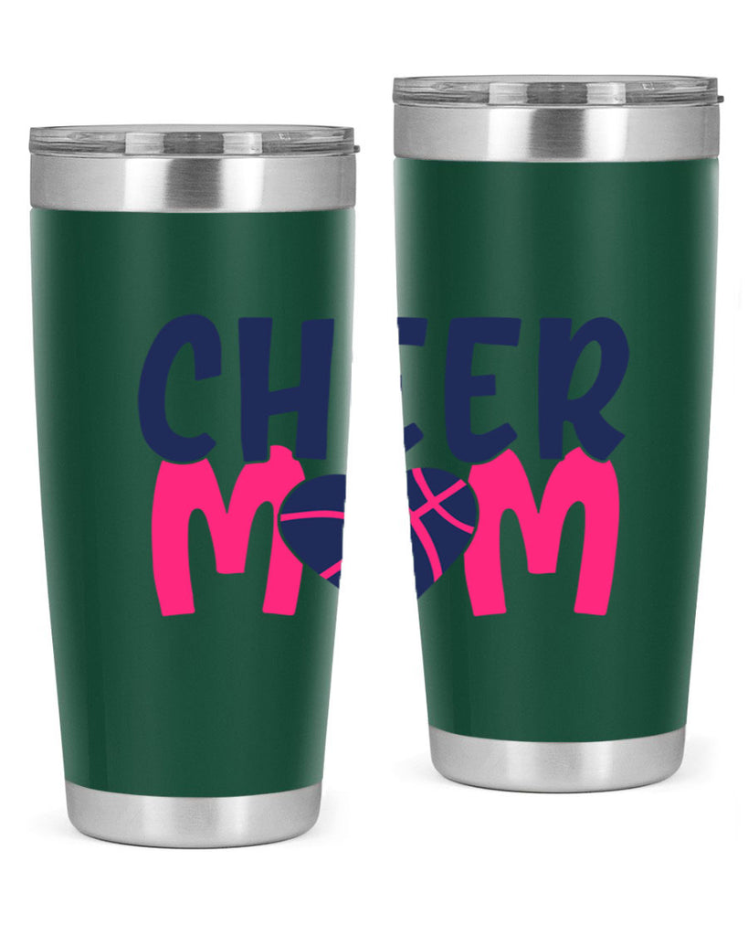 cheer mom 1746#- cheer- Tumbler