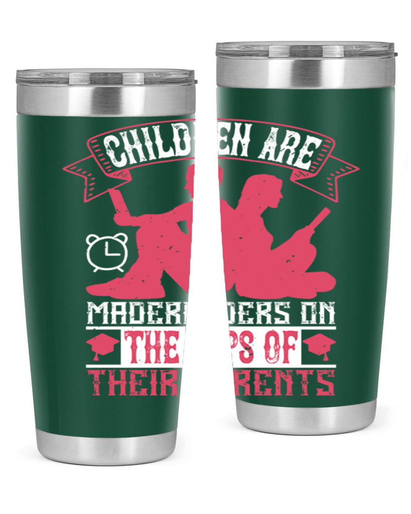 children are made readers on the laps of their parents 73#- reading- Tumbler
