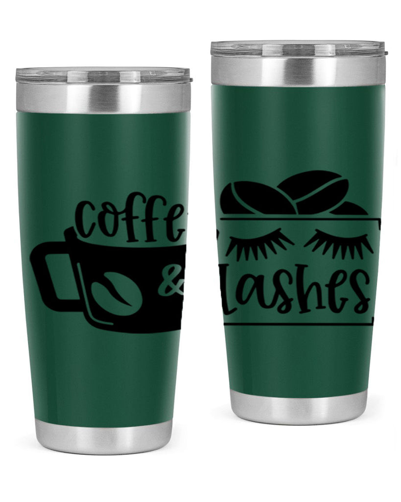 coffee lashes 176#- coffee- Tumbler