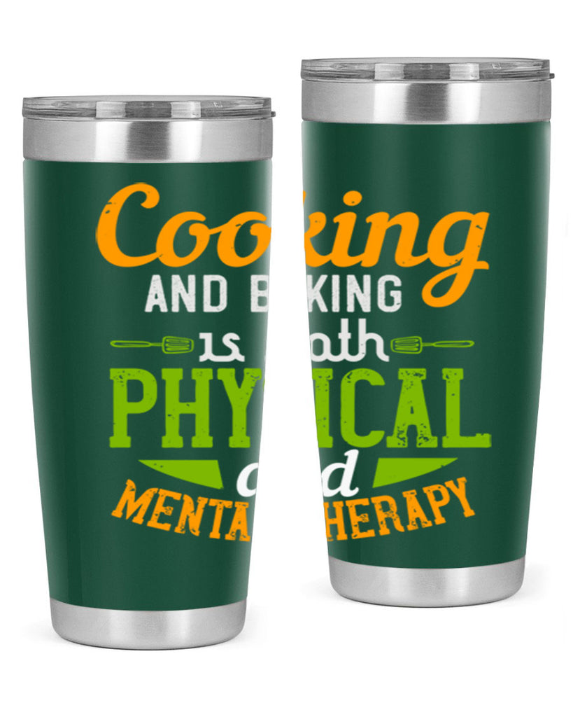 cooking and baking is both physical and mental therapy 1#- cooking- Tumbler