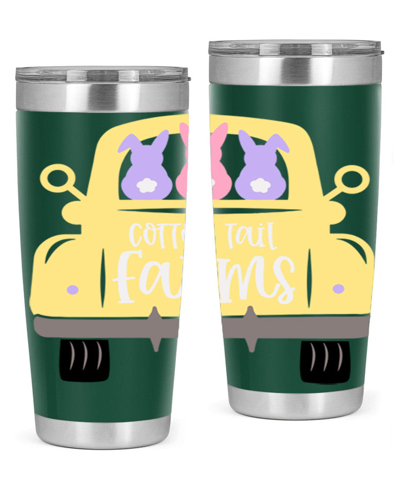 cotton tail farms 62#- easter- Tumbler