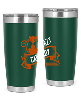 crazy cat lady Style 43#- cat- Tumbler