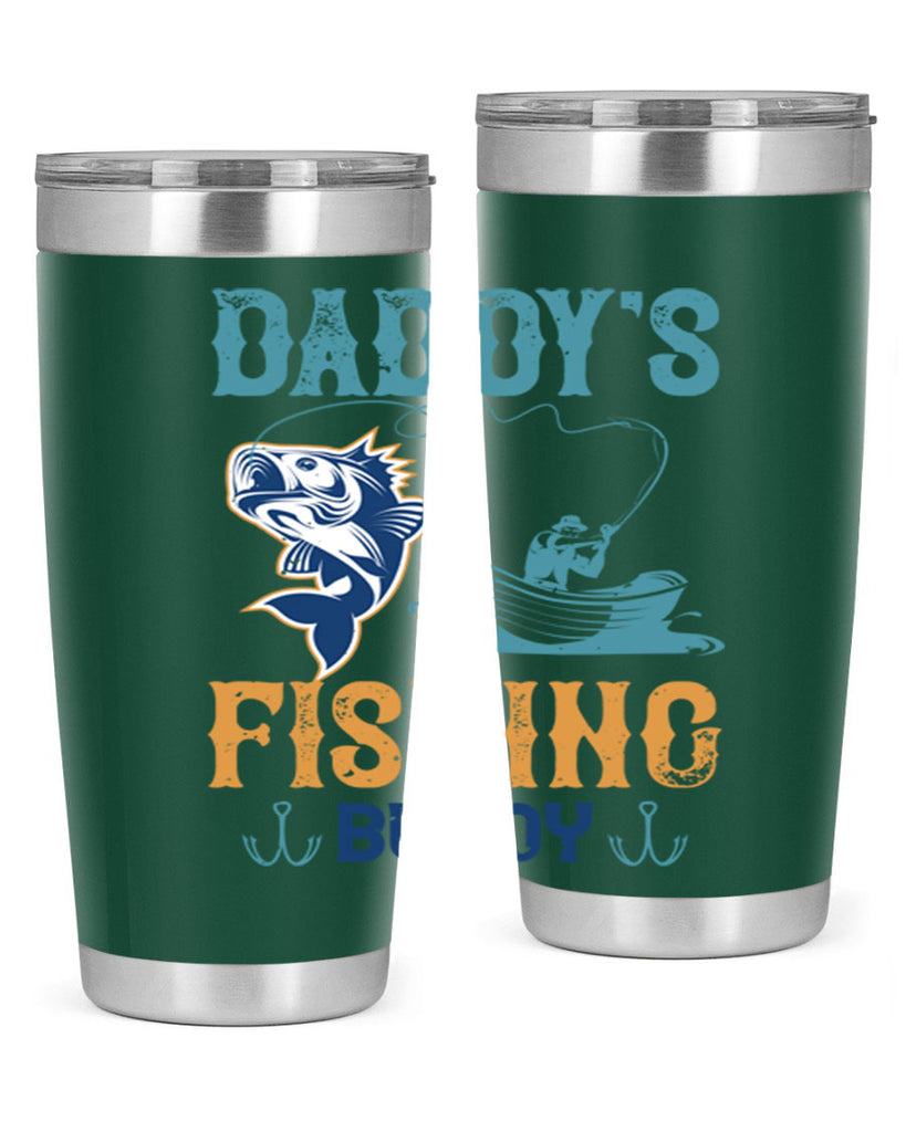 daddy’s fishing buddy 166#- fishing- Tumbler