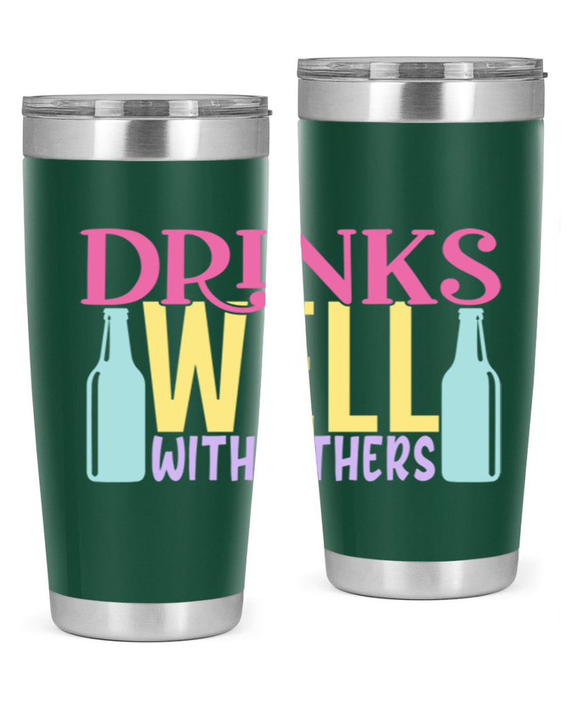 drinks well with others 129#- beer- Tumbler