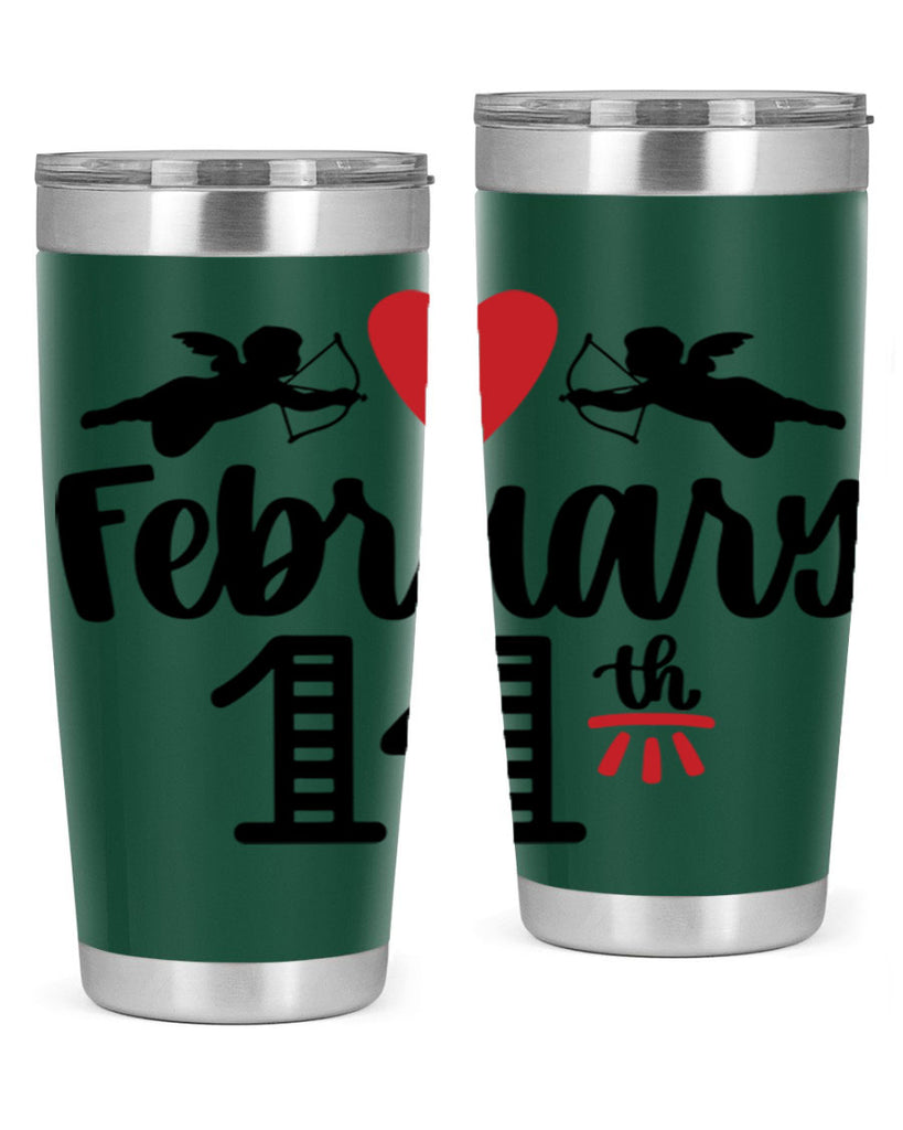 february th 28#- valentines day- Tumbler