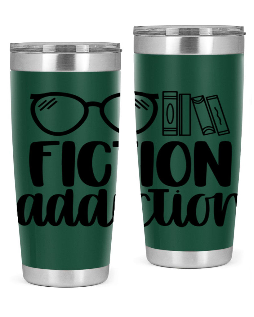 fiction addiction 40#- reading- Tumbler