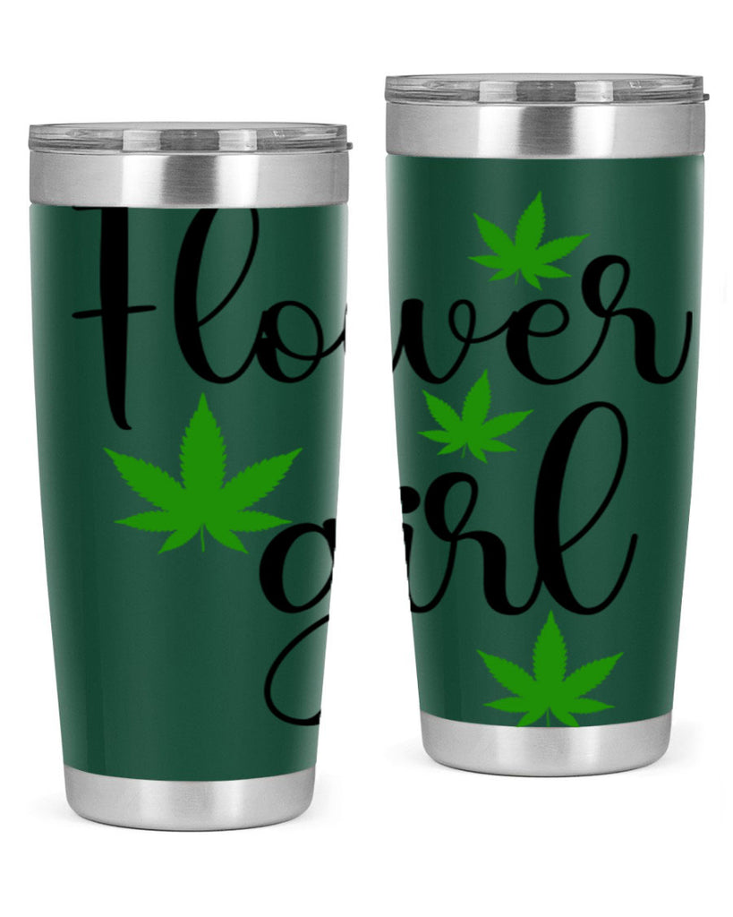 flower girl cannabis 84#- marijuana- Tumbler