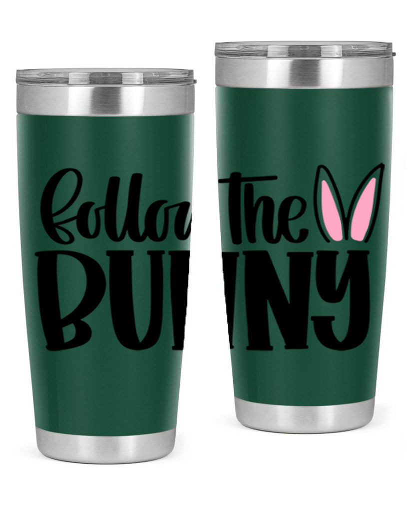 follow the bunny 44#- easter- Tumbler