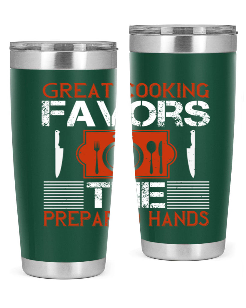 great cooking favors the prepared hands 37#- cooking- Tumbler