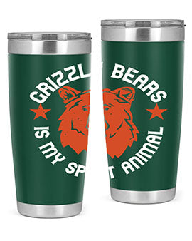 grizzly bears is my spirit animal 13#- Bears- Tumbler