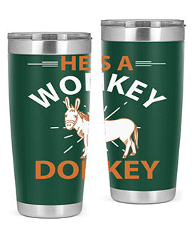 he’s a wonky donkey Style 4#- donkey- Tumbler