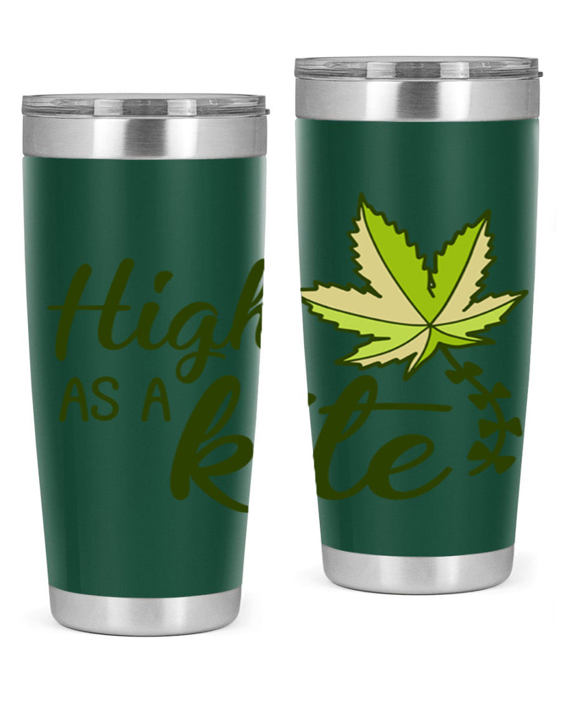 high as a kite 112#- marijuana- Tumbler