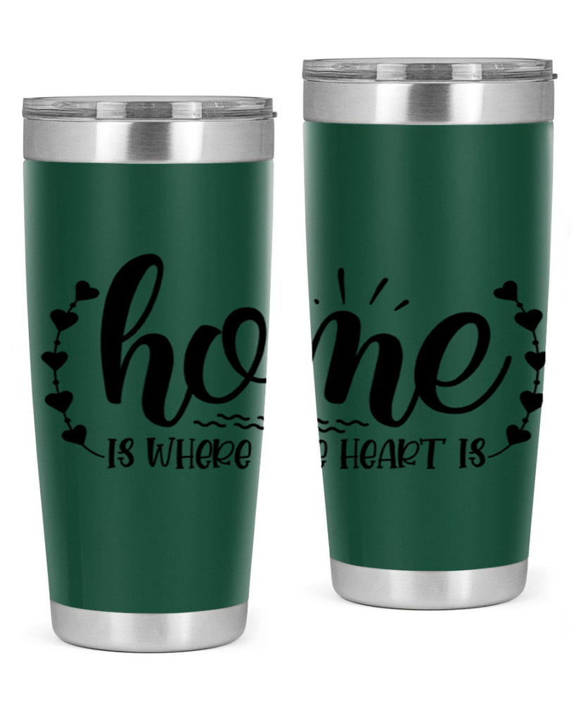 home is where the heart is 38#- home- Tumbler