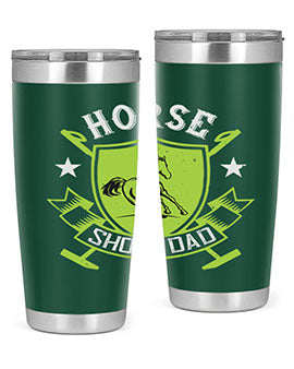 horse show dad Style 48#- horse- Tumbler