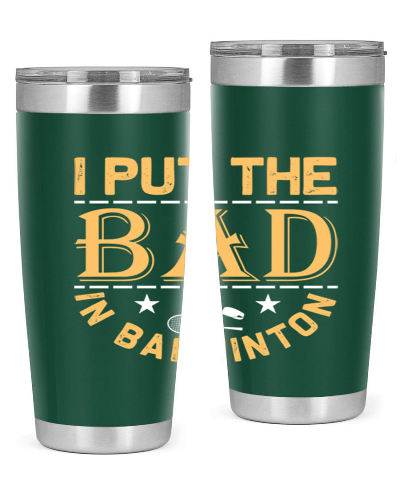 i 1056#- badminton- Tumbler