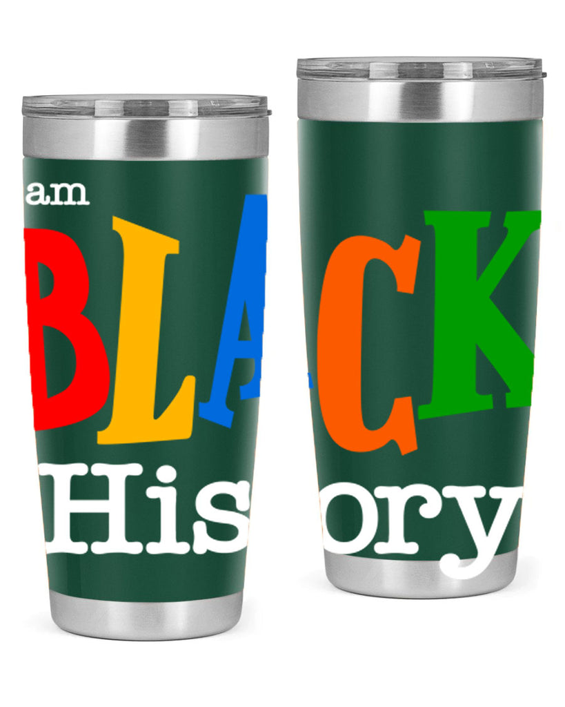 i am black  history 117#- black words phrases- Cotton Tank